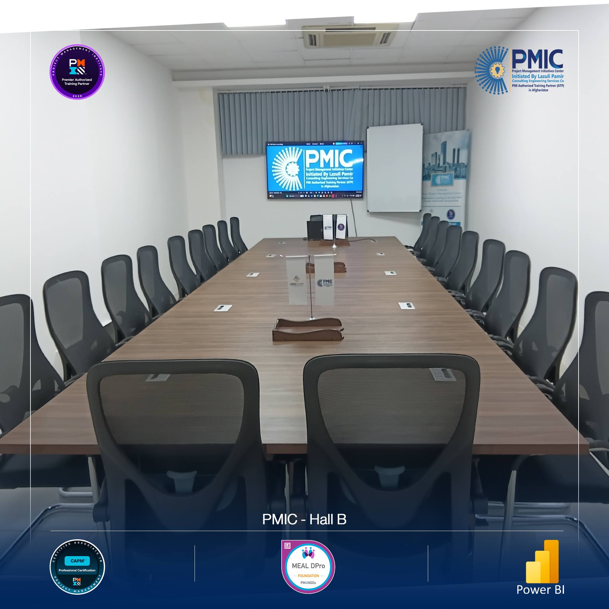 PMIC of Lazuli Pamir Consulting – Hall B Ready for Professional Programs After Eid al-Fitr
