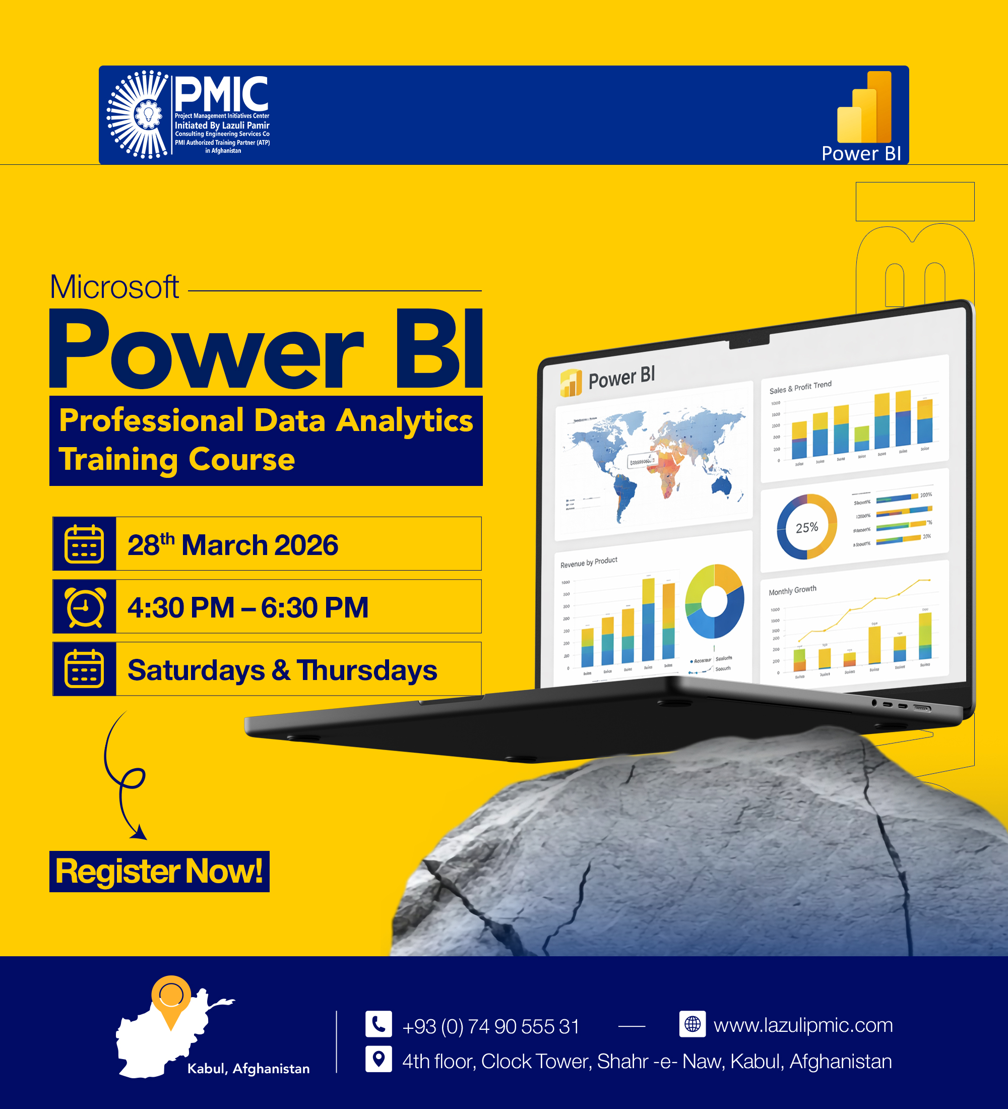 Power BI Training in Afghanistan | Data Analytics & Business Intelligence Course | PMIC